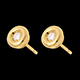 gold jewelry chalice diamond earrings