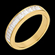 sales on line semi paved wedding ring yellow gold channel settin
