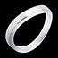 gold jewelry Ellipse ring white gold