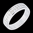 gifts Wedding ring white gold semi paved-double channel setting - 1 carat