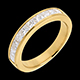 present wedding ring yellow gold channel setting carat