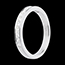 sell Paved half eternity ring white gold channel setting - 0.5 carat - 13 diamonds