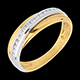 sales on line wedding ring yellow gold white gold semi paved 16
