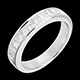 buy on line semi paved wedding ring white gold channel setting