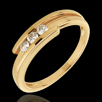 buy on line Yellow Gold Bipolaire Trilogy Ring