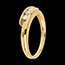 gifts woman Yellow Gold Bipolaire Trilogy Ring