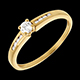 sales on line octave solitaire ring yellow gold 27 carat 9diamon