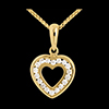 sell Heart drop paved - 18 diamonds