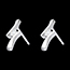 gift Apostrophe earrings white gold