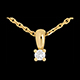 gold jewelry pendentif diamant beliere or jaune pm
