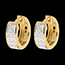 gift Diorama earrings paved yellow gold  - 24 diamonds