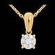buy pendentif pavage beliere or jaune mm carats diaman