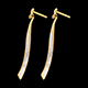women phoenix earrings paved yellow gold
