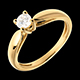 on-line buy curved solitaire ring 31 carat