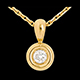 sell pendentif calice beliere or jaune mm
