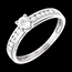 gifts Decadence Diamond Set Shoulder Ring white gold  - 0.39 carat - 11 diamonds