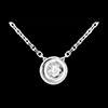 gold jewelry Chalice necklace white gold