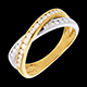 gifts women tandem ring paved 38 carat 25diamonds