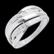 weddings bague naja or blanc pavee diamants diamants