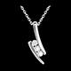 buy aerial diamond trilogy necklace white gold diamond