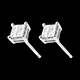 buy on line checker board earrings white gold paved 34 carat