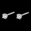 present white gold - 0,2 carat