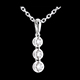 sell on line pendentif trilogie puce or blanc 25 carats