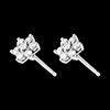 jewelry Lotus Diamond Stud Earrings paved - 0.33 carat