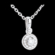 wedding aries pendant white gold 21 carat