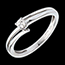 gifts Solitaire wave white gold