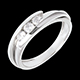 on-line buy fusion trilogy ring white gold 38 carat 3diamonds