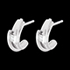 gold jewelry boucles oreilles bipolaire or blanc