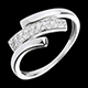 gold jewelry white gold mark of the cat ring