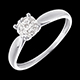 weddings elegance ring white gold paved 7diamonds