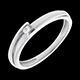 buy contemporary solitaire ring white gold