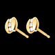 gift women boucles oreilles trilogie parenthese puces or jau