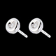 jewelry chalice diamond earrings white gold