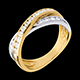 wedding tandem ring paved carat 23 diamonds