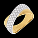 weddings bague tandem semi pavee gm carats 40 diamants