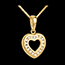 weddings Heart drop paved - 0.25 carat - 18 diamonds