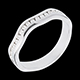gifts the illusion ring white golde semi paved channel s