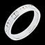 gifts woman Half eternity ring white gold semi-paved-channel setting - 0.22 carat - 10 diamonds