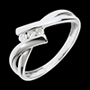 buy on line White Gold Dolce Vita Trilogy Ring - 3 Diamonds