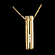 buy on line diapason trilogy necklace yellow gold diamonds