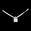 weddings Solitaire necklace white gold