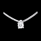 sell solitaire necklace white gold