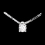 gift women white gold - 0,155 carat