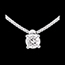 gift women white gold - 0,205 carat