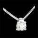 sell solitaire necklace white gold 26 carat