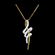 gold jewelry pendentif noeud serpent